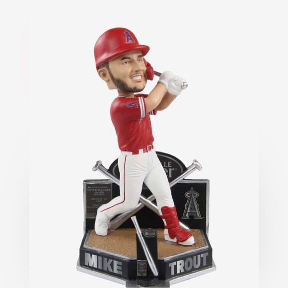 NIB- Mike Trout- Los Angeles Angels-2022 Silver Slugger commemorative bobblehead - Picture 7 of 7